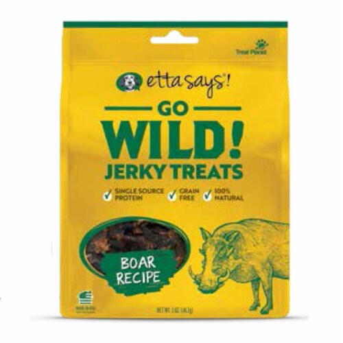 Etta Says Go Wild! Jerky Treats Boar Recipe Dog Treats Etta Says Go Wild! Jerky Treats Boar Recipe Dog Treats