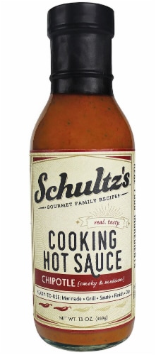 Schultz's Gourmet Chipotle Cooking Hot Sauce Perspective: front
