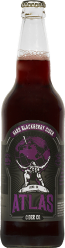 Atlas Hard Blackberry Cider Perspective: front