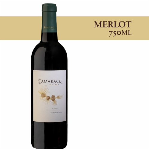 Tamarack Cellars Merlot Washington Red Wine Perspective: front