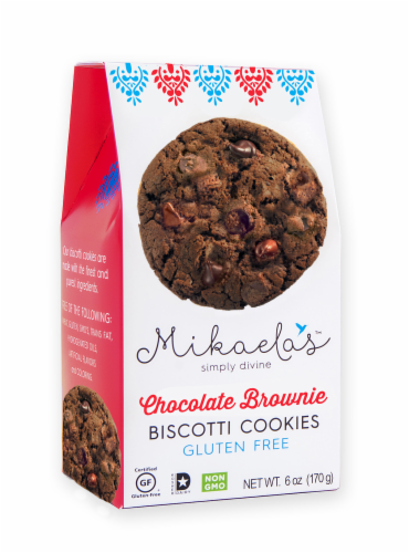 Mikaela&amp;#39;s Simply Divine Chocolate Brownie Biscotti Cookies, 6 oz - Kroger