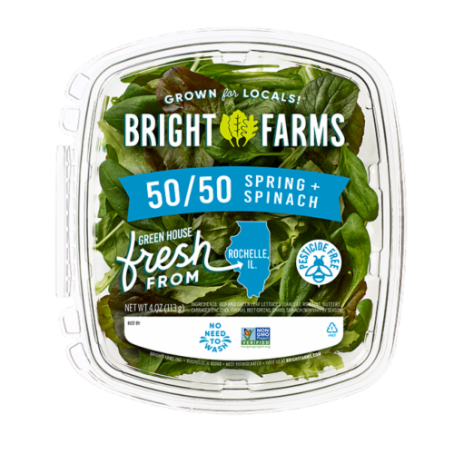 Bright Farms Spinach Blend Perspective: front