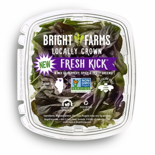 Bright Farms Fresh Kick Salad Perspective: front
