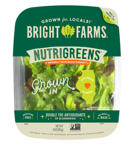 Bright Farms® Nutrigreens™ Perspective: front