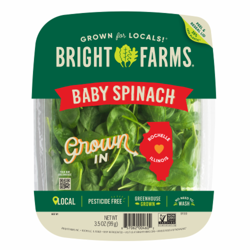 Bright Farms® Baby Spinach Perspective: front