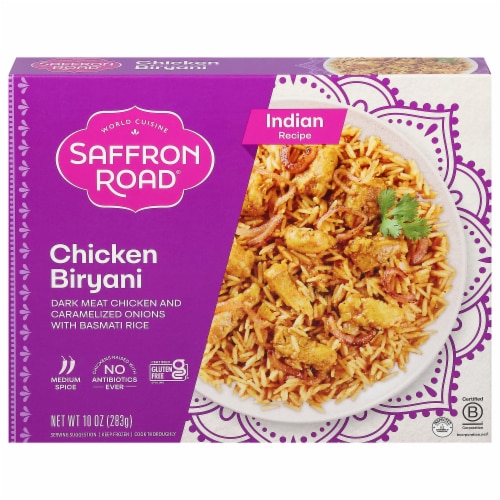 Saffron Road Chicken Biryani with Basmati Rice Gluten-Free Frozen Meal