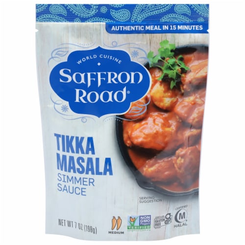 Saffron Road® Tikka Masala Gluten-Free Simmer Sauce Perspective: front