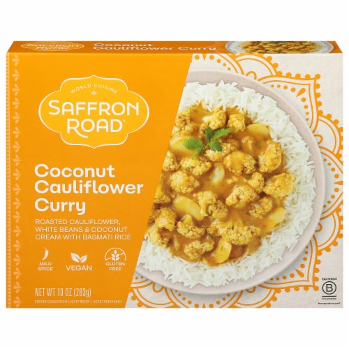 Saffron Road Vegan Coconut Cauliflower Curry Perspective: front
