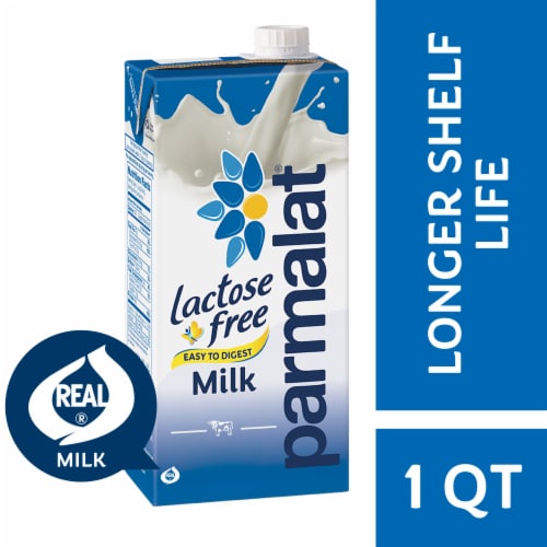 Parmalat Milk, Lactose Free Shelf Stable Perspective: front