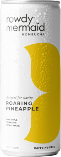 Rowdy Mermaid Lion's Root Organic Kombucha Perspective: front