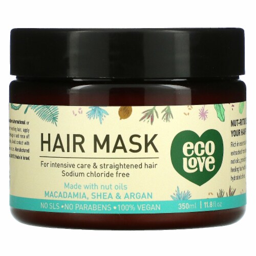 Ecolove - Hair Mask for Intensive Care & Straightened Hair - 1 Each - 11.8 OZ Perspective: front