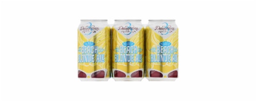 3 Daughters Brewing Beach Blonde Ale Beer Perspective: front