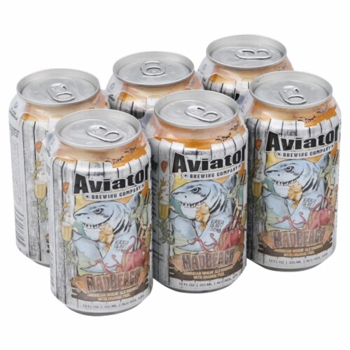 Aviator Brewing Co. Mad Beach American Wheat Ale Perspective: front