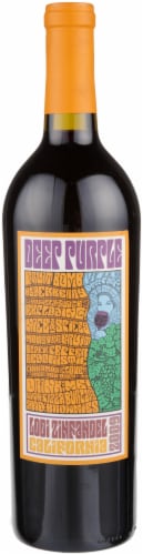 Deep Purple Lodi Zinfandel California Red Wine Perspective: front