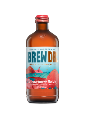 Brew Dr.® Kombucha Strawberry Fields Perspective: front