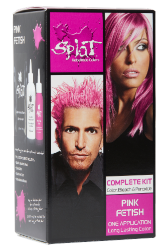 Fred Meyer Splat Pink Fetish Complete Hair Color Kit 1 Ct