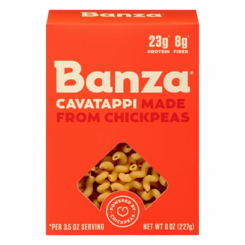 Banza® Chickpea Cavatappi Pasta Perspective: front