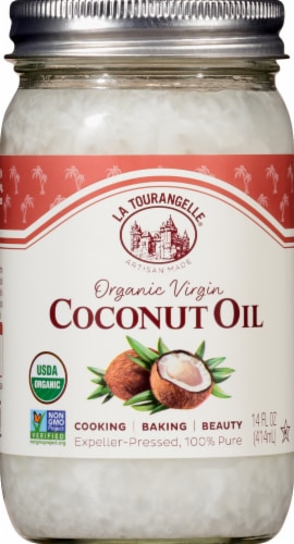 La Tourangelle Organic Virgin Coconut Oil Perspective: front