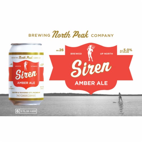 North Peak Siren Amber Ale Perspective: front