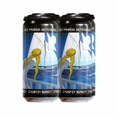 Jolly Pumpkin Calabaza Blanca Farmhouse Pale Ale Craft Beer Perspective: front