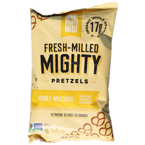 One Mighty Mill Honey Mustard Pretzels, 7 oz - King Soopers