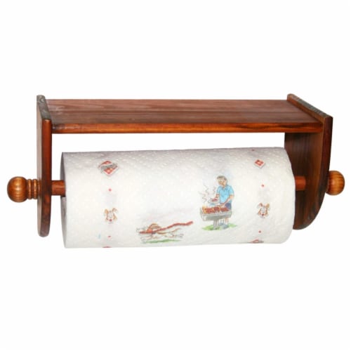 Wooden paper online towel rack