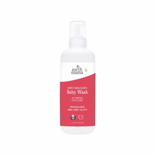 Earth Mama® Natural Non-Scents Baby Wash Perspective: front