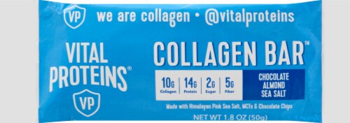 Vital Proteins Chocolate Almond Sea Salt Collagen Protein Bars Perspective: front