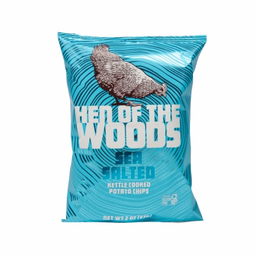 Hen of the Woods Sea Salted Kettle Chips Perspective: front