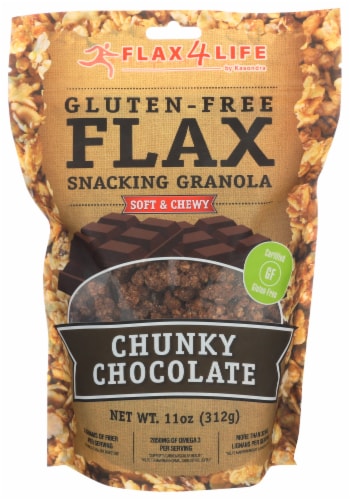 Flax 4 Life Chunky Chocolate Granola Perspective: front
