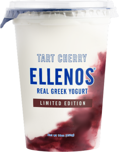 Ellenos® Tart Cherry Real Greek Yogurt Perspective: front
