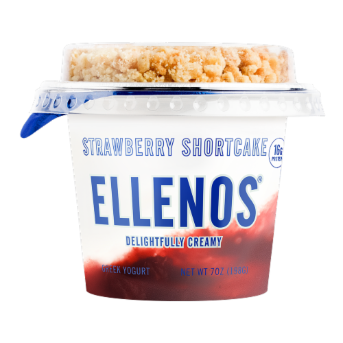 Ellenos® Limited Edition Strawberry Shortcake Real Greek Yogurt Perspective: front