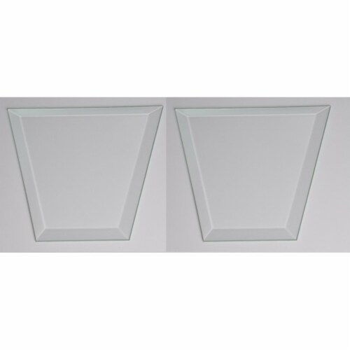 American Mantle FBG300 Tempered Bevelled Glass Panes for Outdoor Gaslights FBG300 Perspective: front