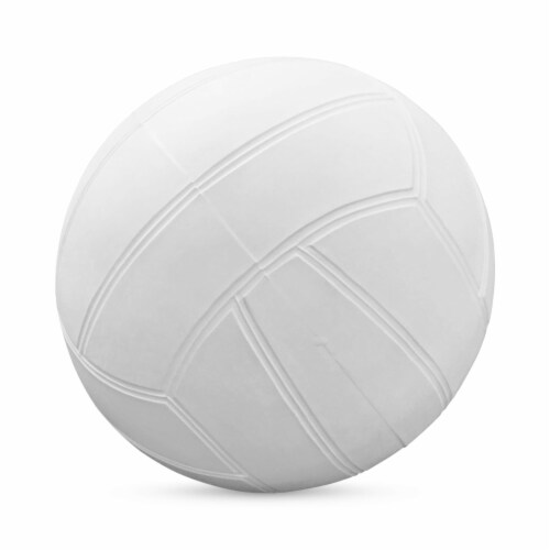 Botabee Classic White (7.8 ) Pool Volleyball | Standard Size Water Volleyball Perspective: front