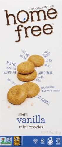 Home Free® Gluten Free Vanilla Mini Cookies Perspective: front
