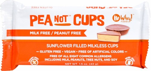No Whey Foods Vegan Peanot Cups Perspective: front