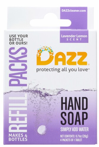Dazz® Cleaners - Hand Soap Foam Refill Kit 4 Count (Pack of 12) Perspective: front