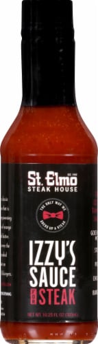 St. Elmo Steak House Izzy's Steak Sauce Perspective: front