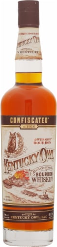 Kentucky Owl Confiscated Bourbon Whiskey Perspective: front