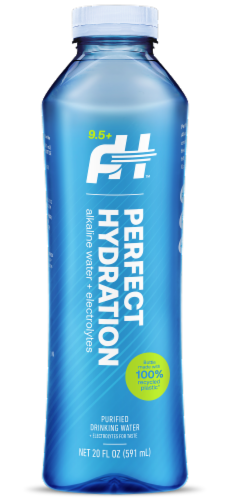 Perfect Hydration PH™ Alkaline + Electrolytes Bottled Water Perspective: front
