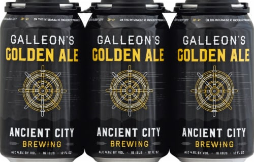 Ancient City Brewing Galleon’s Golden Ale Perspective: front