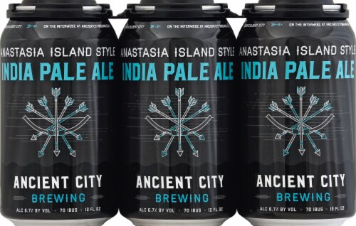 Ancient City Brewing Anastasia Island Style IPA Perspective: front