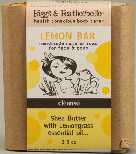 Biggs & Featherbelle Lemon Bar Shea Butter with Lemongrass Perspective: front