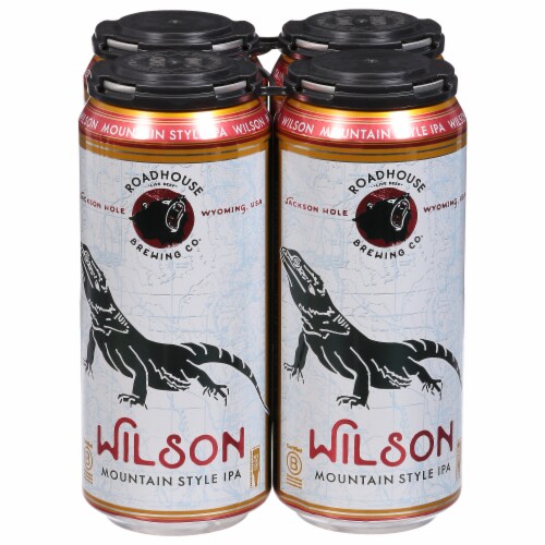 Roadhouse Brewing Co. Wilson Mountain Style IPA Beer Perspective: front
