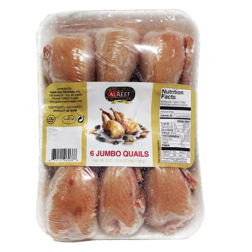 Golden Star Jumbo Quails Perspective: front