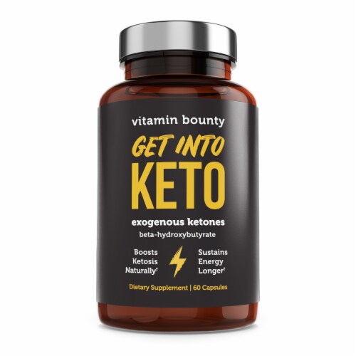 Vitamin Bounty Get Into Keto Exogenous Ketones Capsules Perspective: front