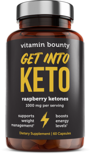 Vitamin Bounty Keto Dietary Supplement Perspective: front