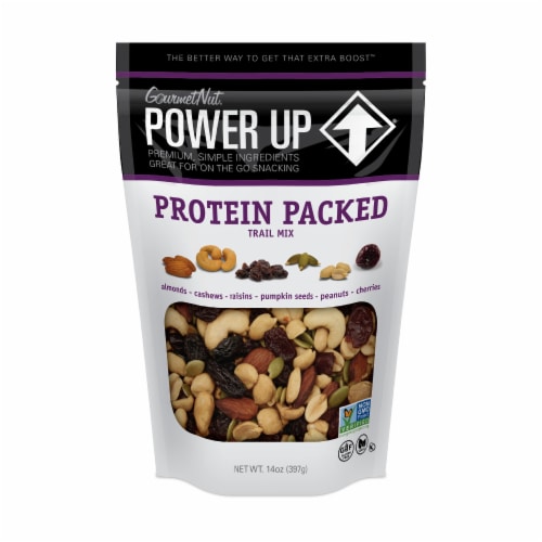 Power Up Protein Premium Trail Mix Perspective: front
