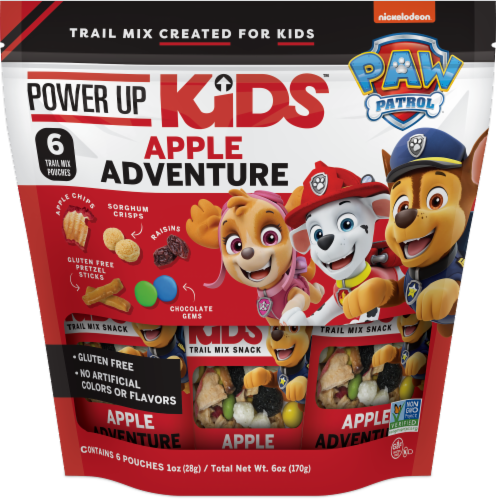 Paw Patrol Apple Adventure Trail Mix Snacks Perspective: front