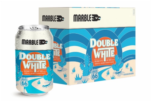 Marble Brewery Double White Belgian Inspired Wit Craft Beer Perspective: front